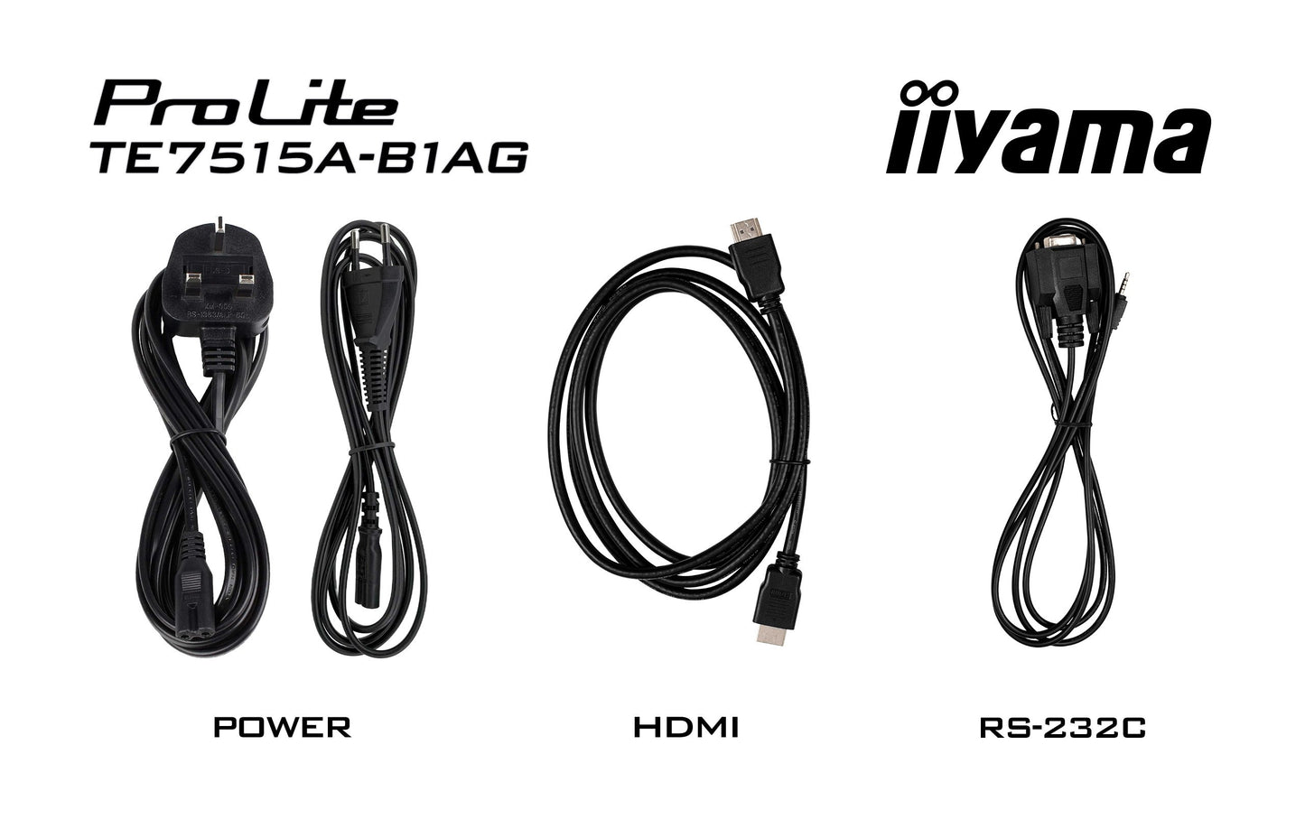 IIYAMA TE7515A-B2AG 75inch Stylish IFP iiWare21E EDLA -Google-GMS-apps Android 14 Octa-core SOC 16/128GB 40-Points DeepContrast IR+