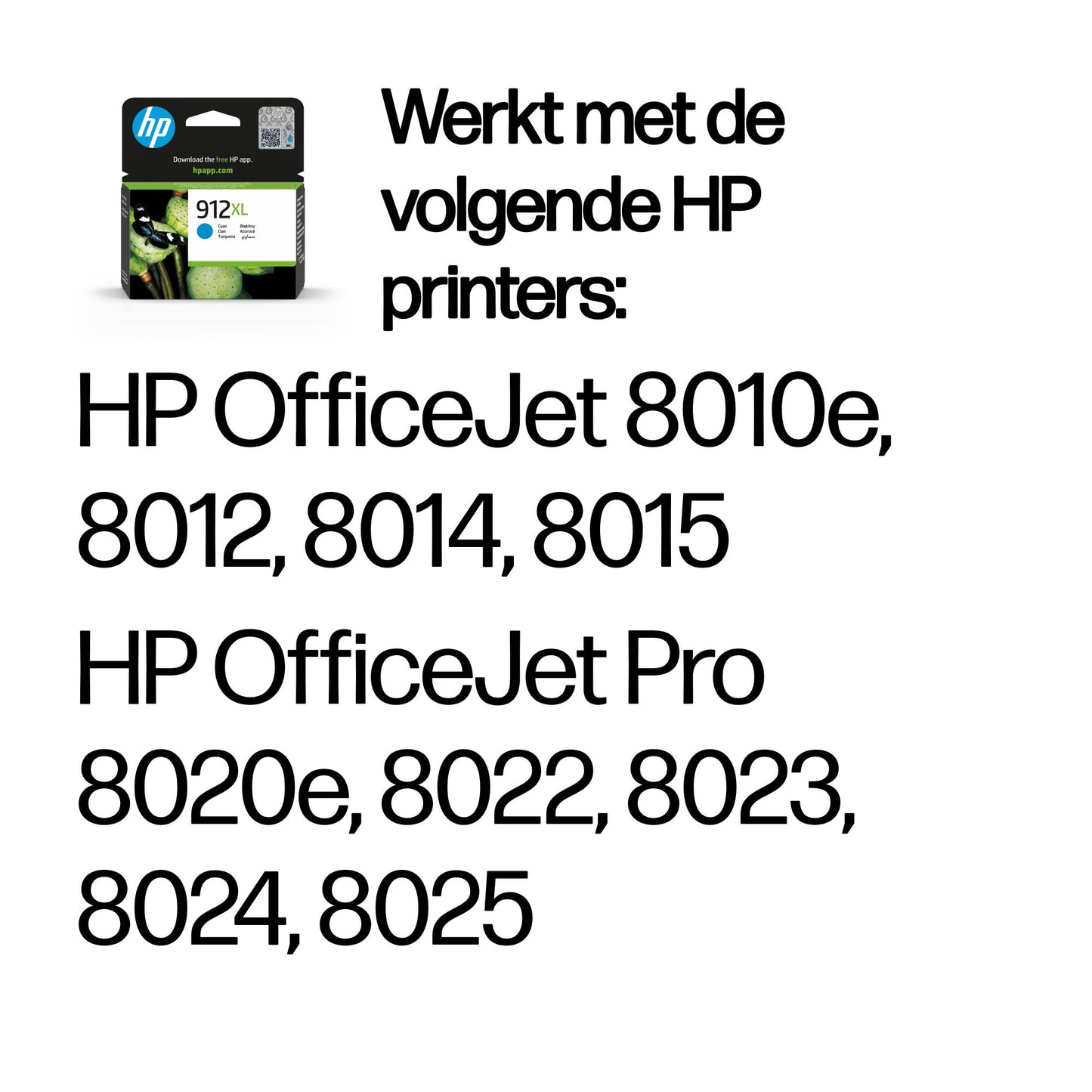 HP 912XL High Yield Cyan Original Ink Cartridge