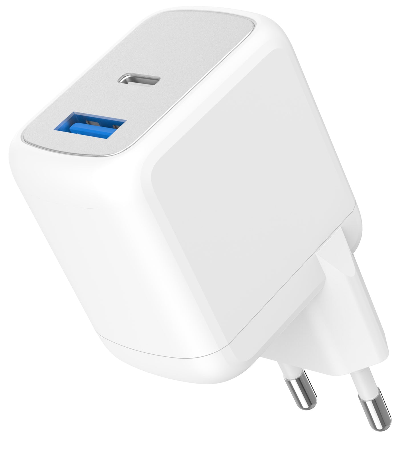 BeHello Charger USB-C GAN 25W USB-A Whte