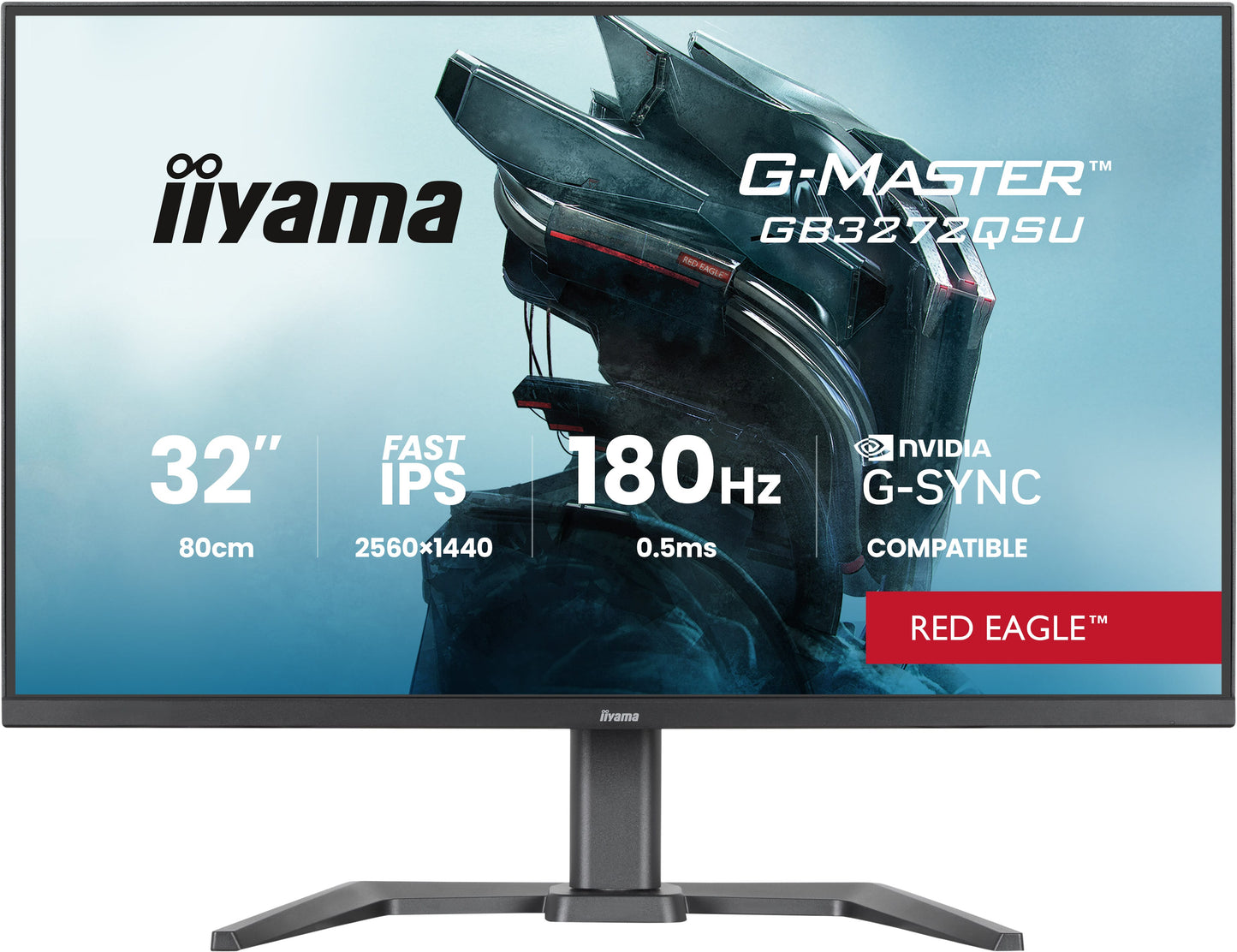 Iiyama 32W LCD QHD Business/Gaming  FAST IPS 180 Hz