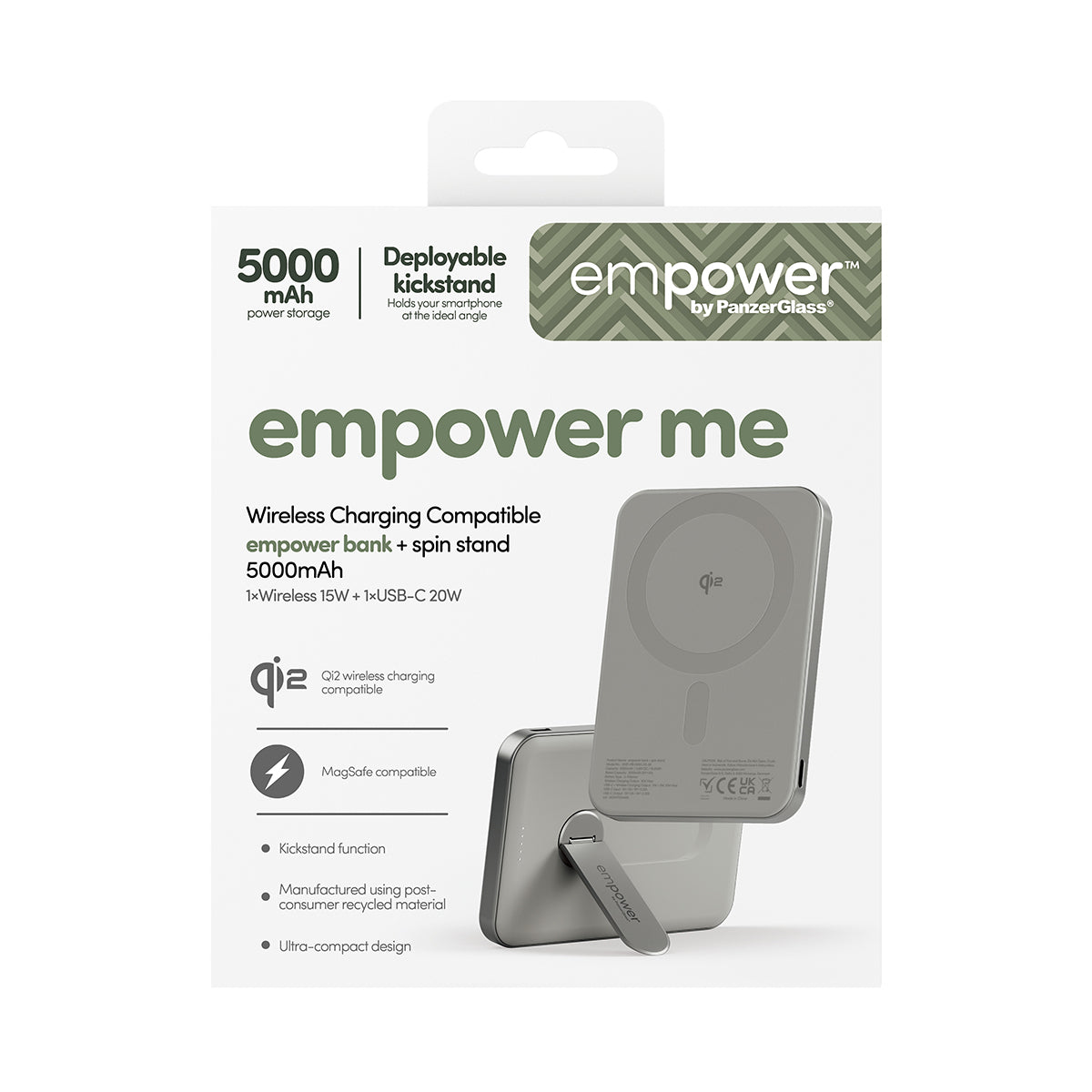 empower by PG Powerbank w RS 5000mAh WT EM34876