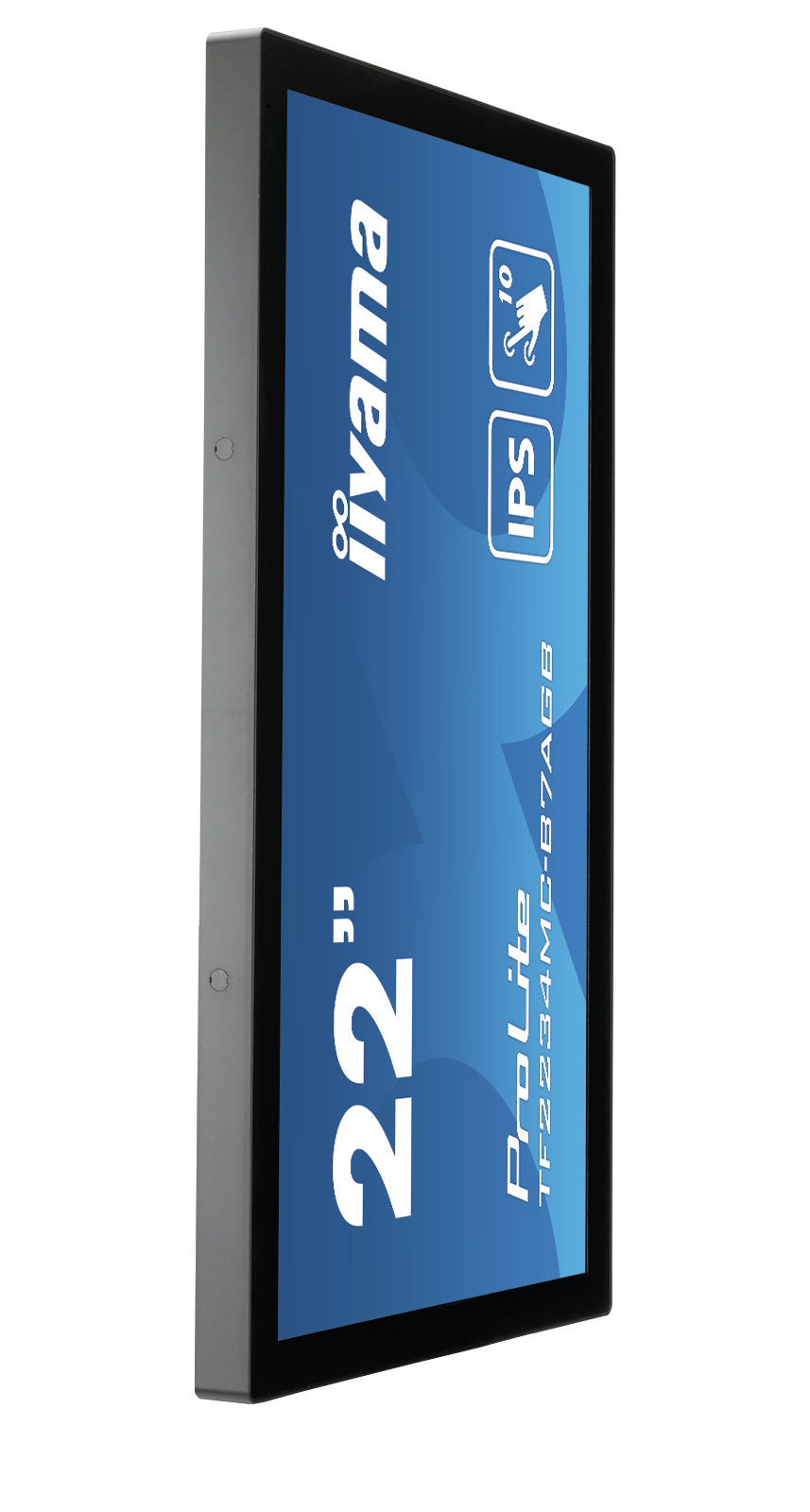 21,5  PCAP Anti-Glare Bezel Free 10P Touch, 1920x1080, IPS panel, VGA, DisplayPort, HDMI, 300cd/m2 (with touch), USB Touch Interface, Extern