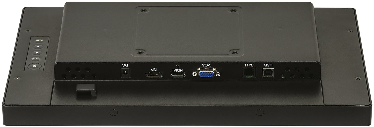 15,6  PCAP Bezel Free, 10P Touch with Anti-Finger print coating, 1920x1080, DisplayPort, HDMI, VGA, 405cd/m2 (with touch), Through Glass (Gl
