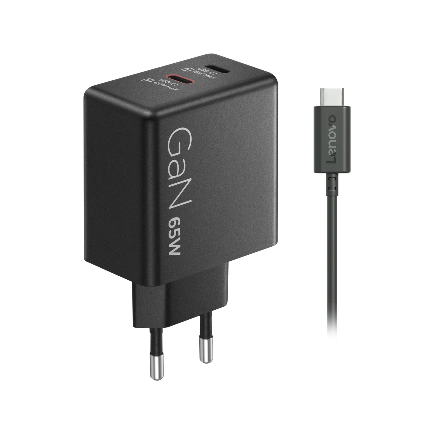 LENOVO Dual USB-C 65W GaN Charger