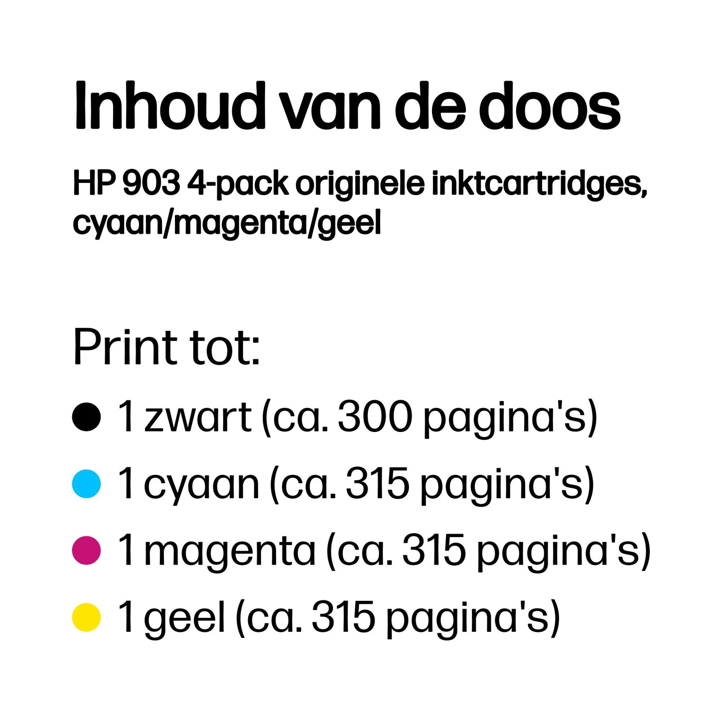 HP 903 CMYK Original Ink Cartridge 4-Pack