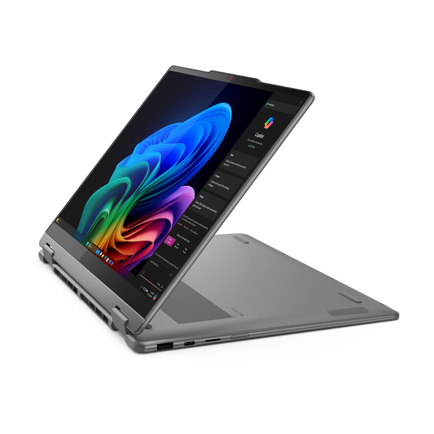 Lenovo Yoga 7 2-in-1 14ILL10, 14 WUXGA OLED, Intel Core Ultra 5 226V, 40 Npu Tops, 16GB, 512GB PCIe NVMe SSD, Intel Arc Graphics, W11H, Gre