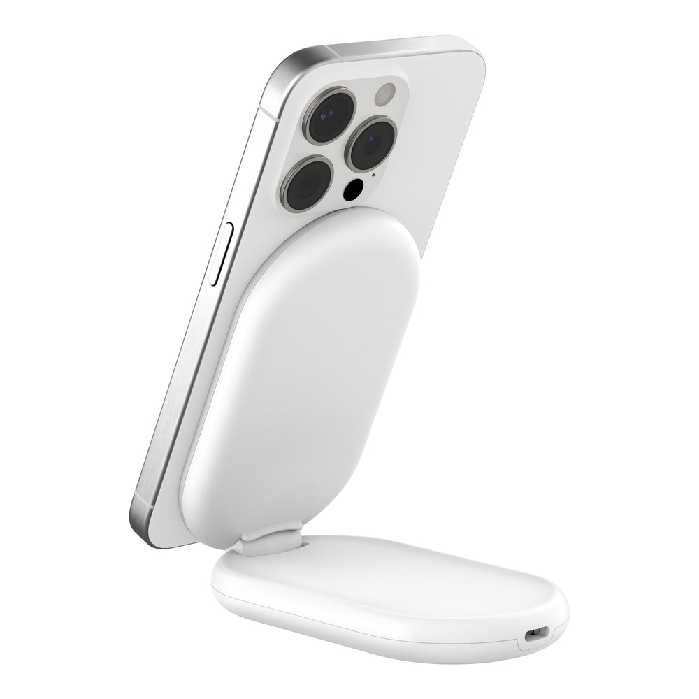 BELKIN BOOSTCHARGE Qi2 15w Magnetic Stand White