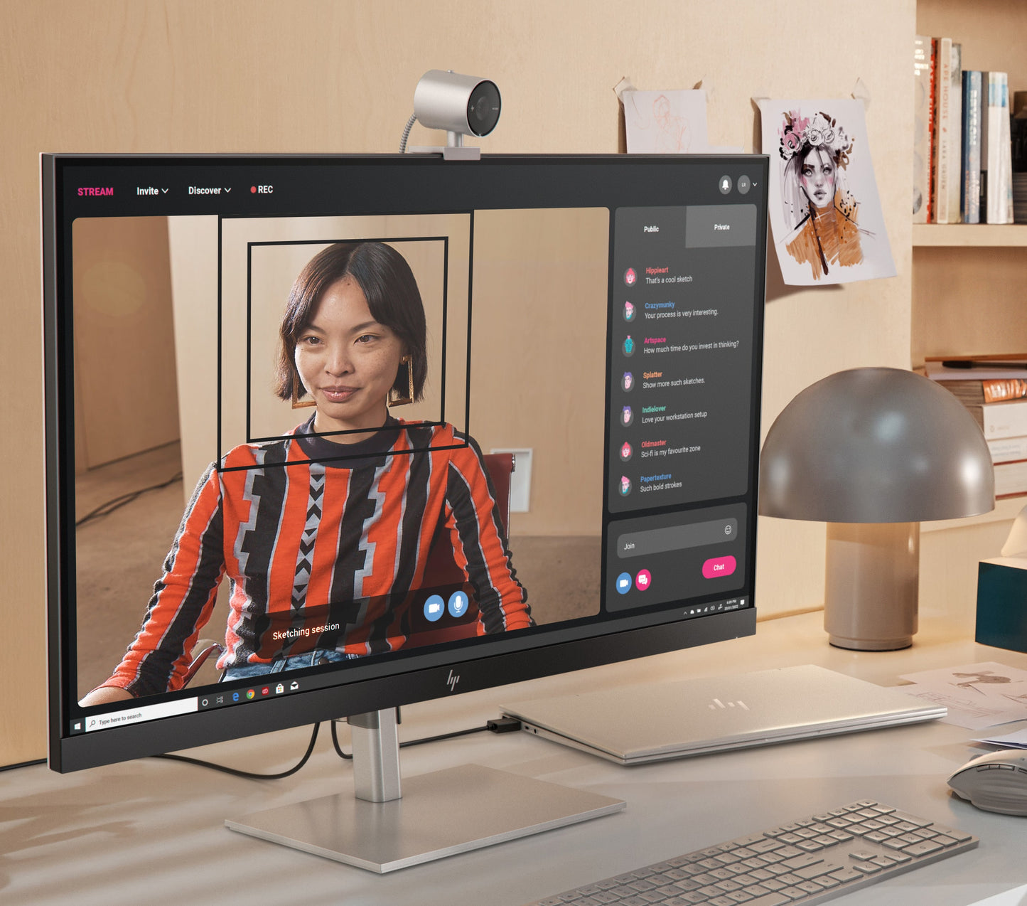 HP 950 4K Pro Webcam   4C9Q2AA#ABB