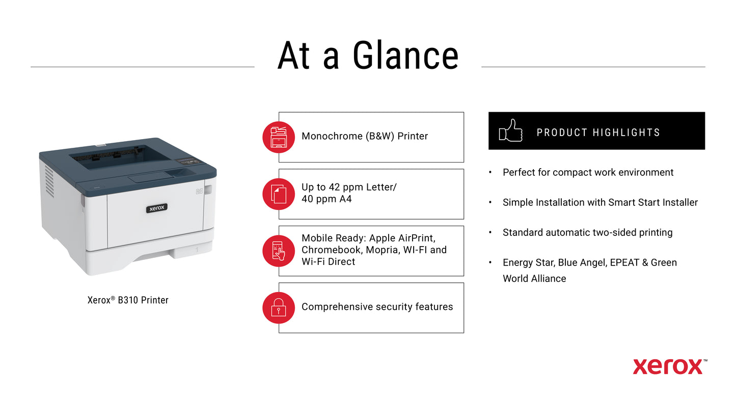 XEROX B310 MONO PRINTER B310V_DNI
