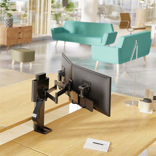 TRACE Dual Monitors Panel Clamp Matte 45-631-224