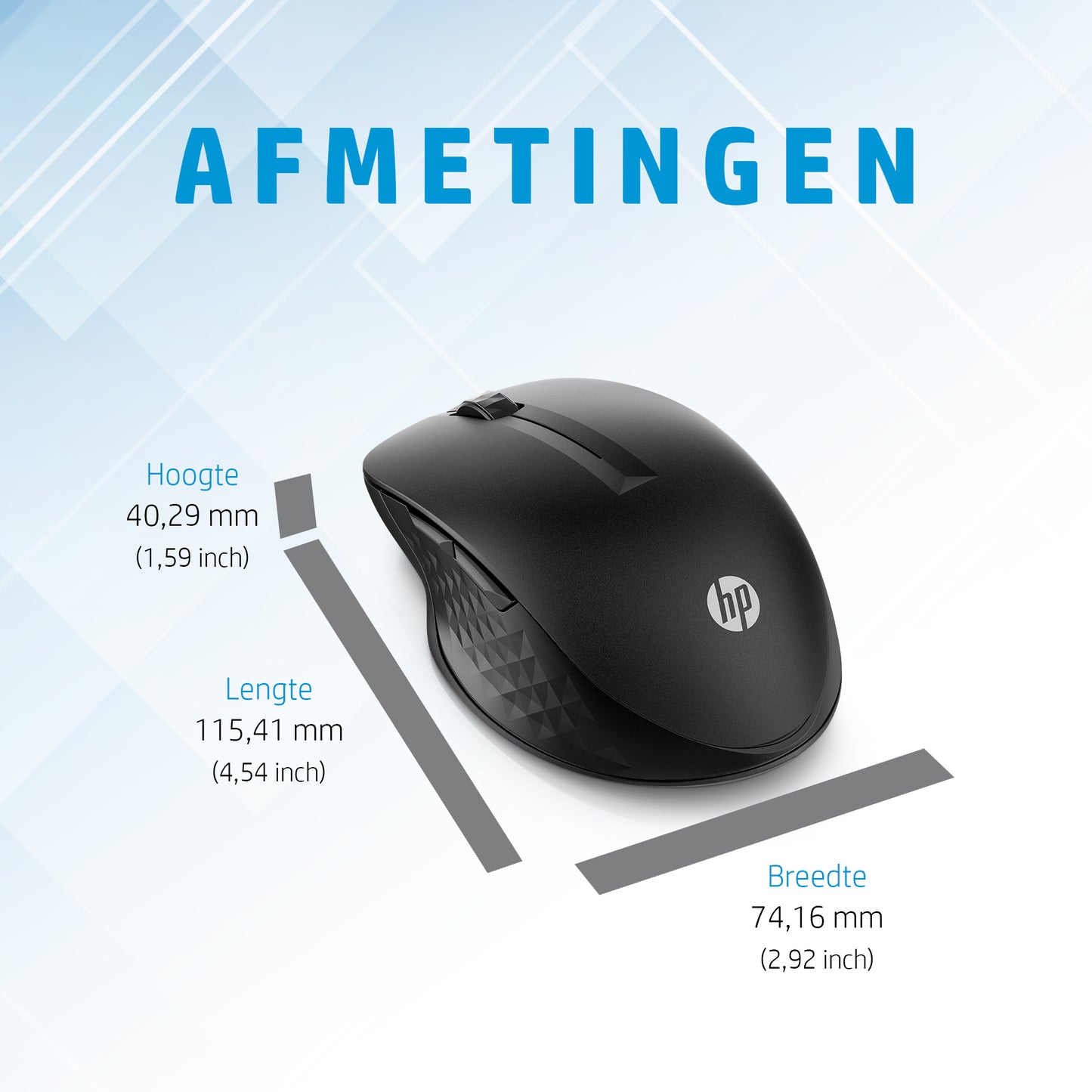 HP 430 Multi-Device Wireless Mouse EURO 3B4Q2AA#ABB