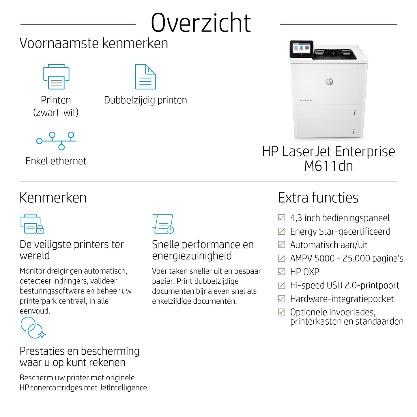 HP LaserJet Enterprise M611dn