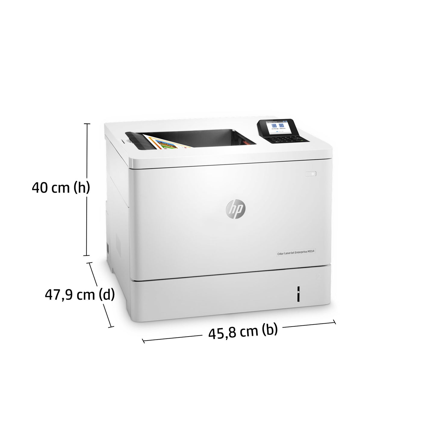 HP Color LaserJet Enterprise M554dn Printer