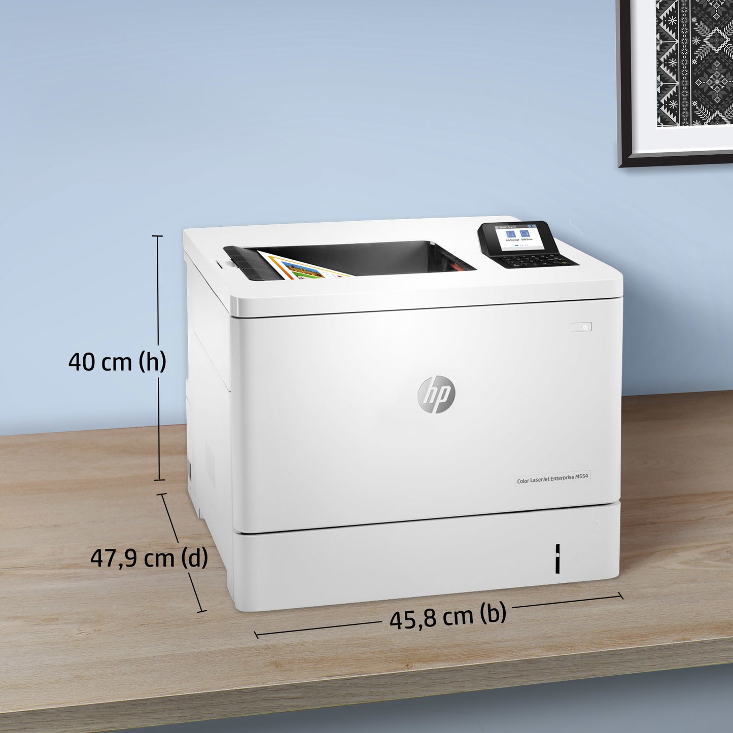 HP Color LaserJet Enterprise M554dn Printer