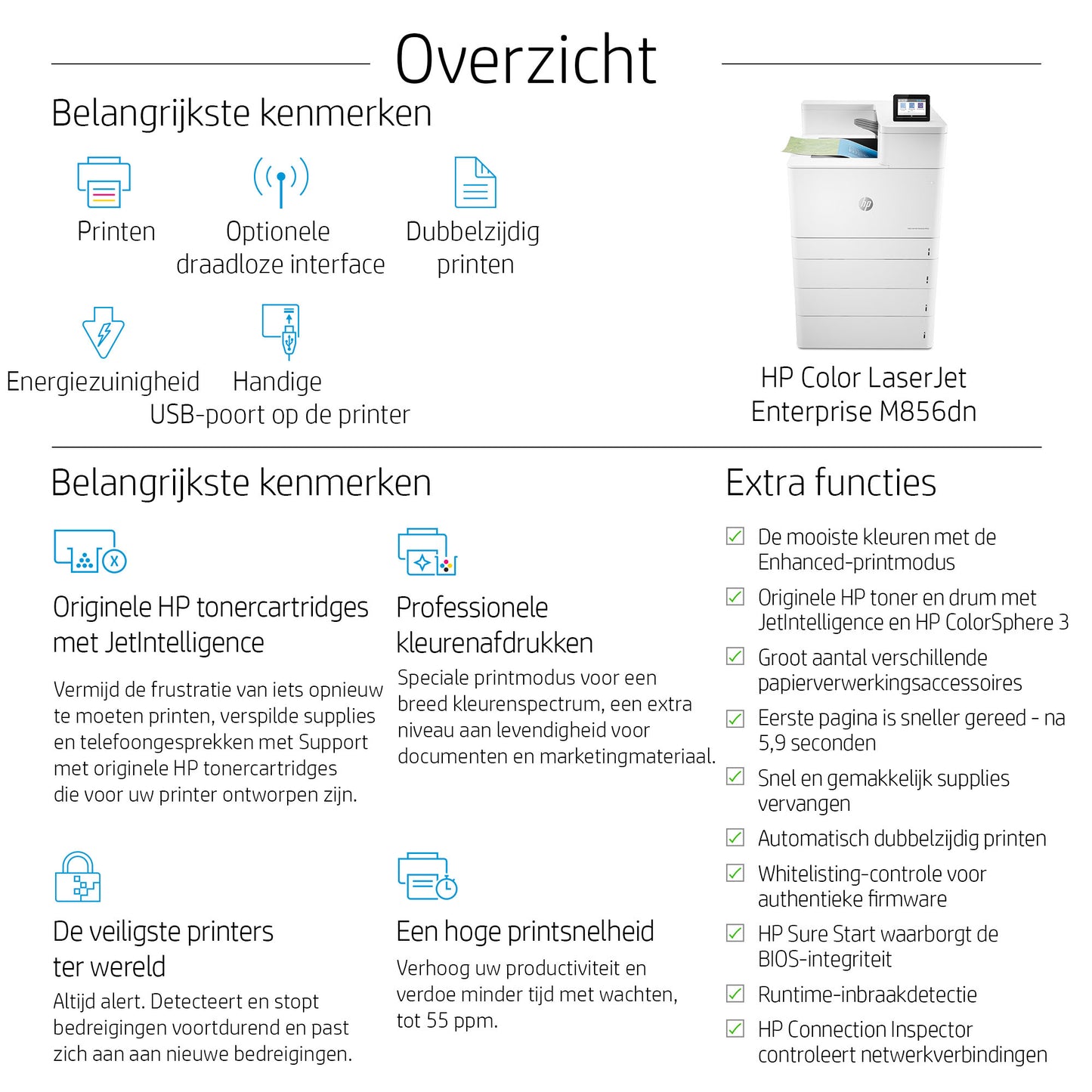 HP Color LaserJet Enterprise M856dn