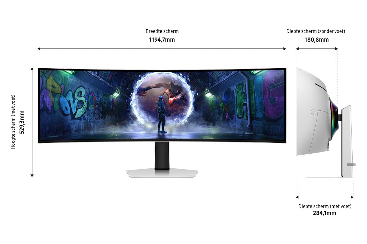 LS49DG934SUXEN 49in OLED Curved 1800R 32 LS49DG934SUXEN