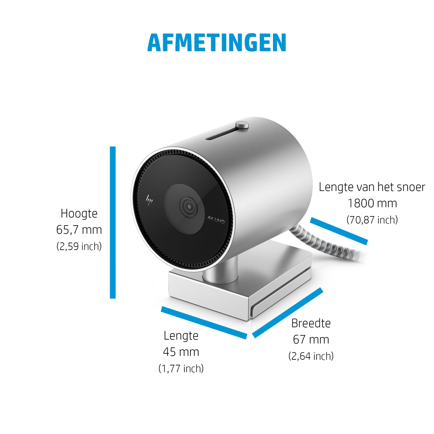 HP 950 4K Pro Webcam   4C9Q2AA#ABB