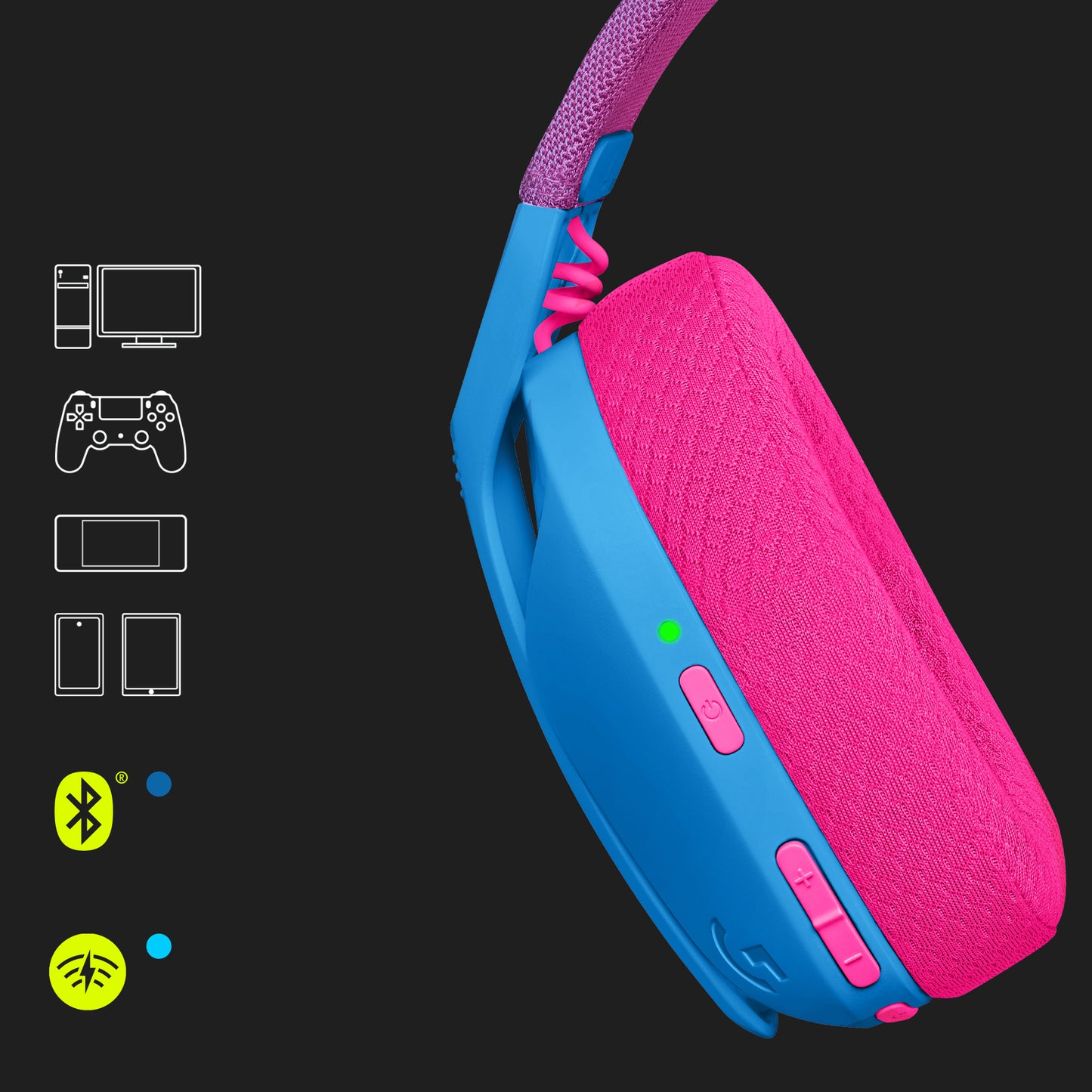 G435 LIGHTSPEED WRLS G Headset BLUE - 981-001062