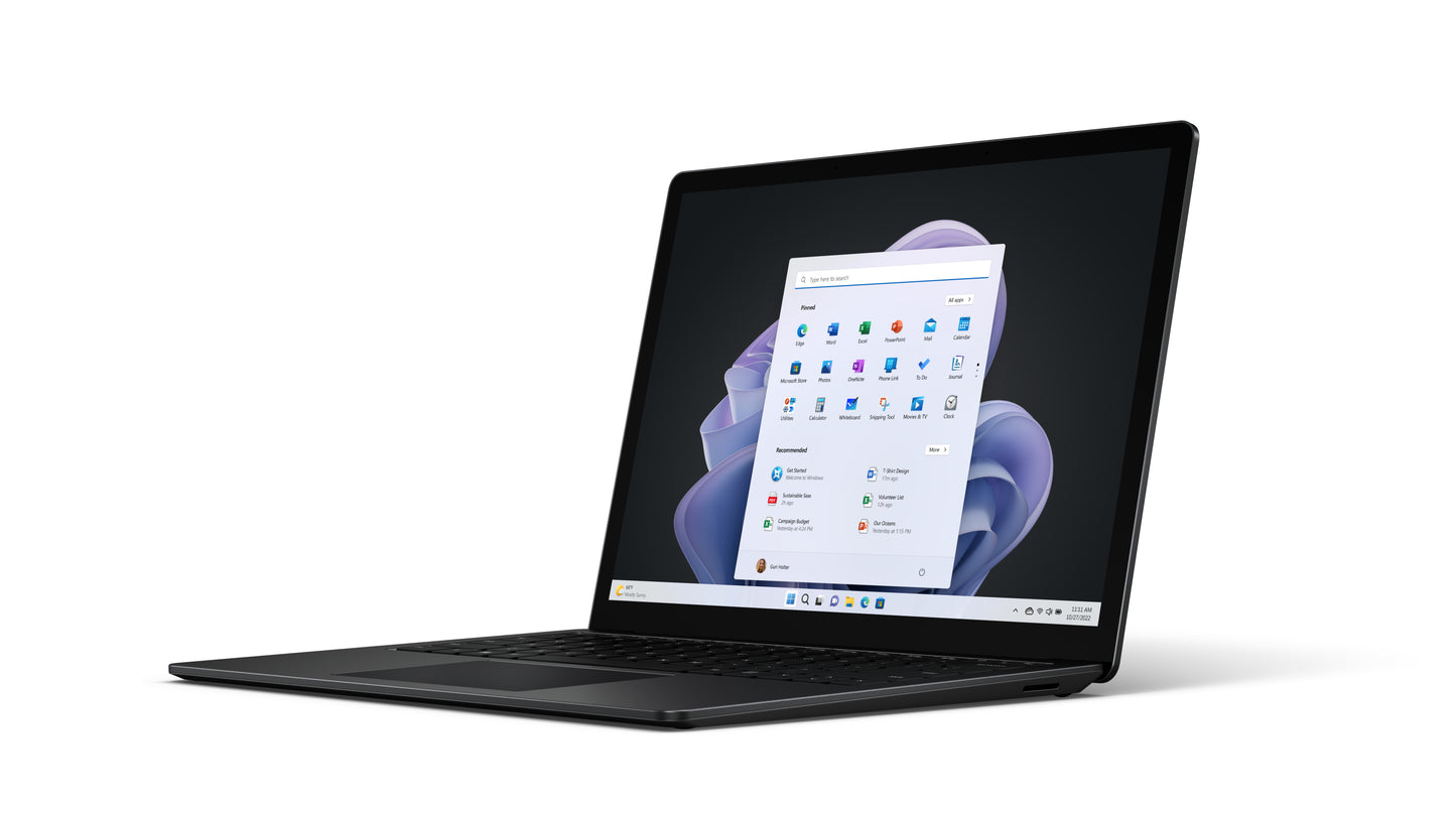 MICROSOFT Surface Laptop5 13.5inch Intel Core i5-1245U 16GB 256GB W11P COMM Black Switzerland