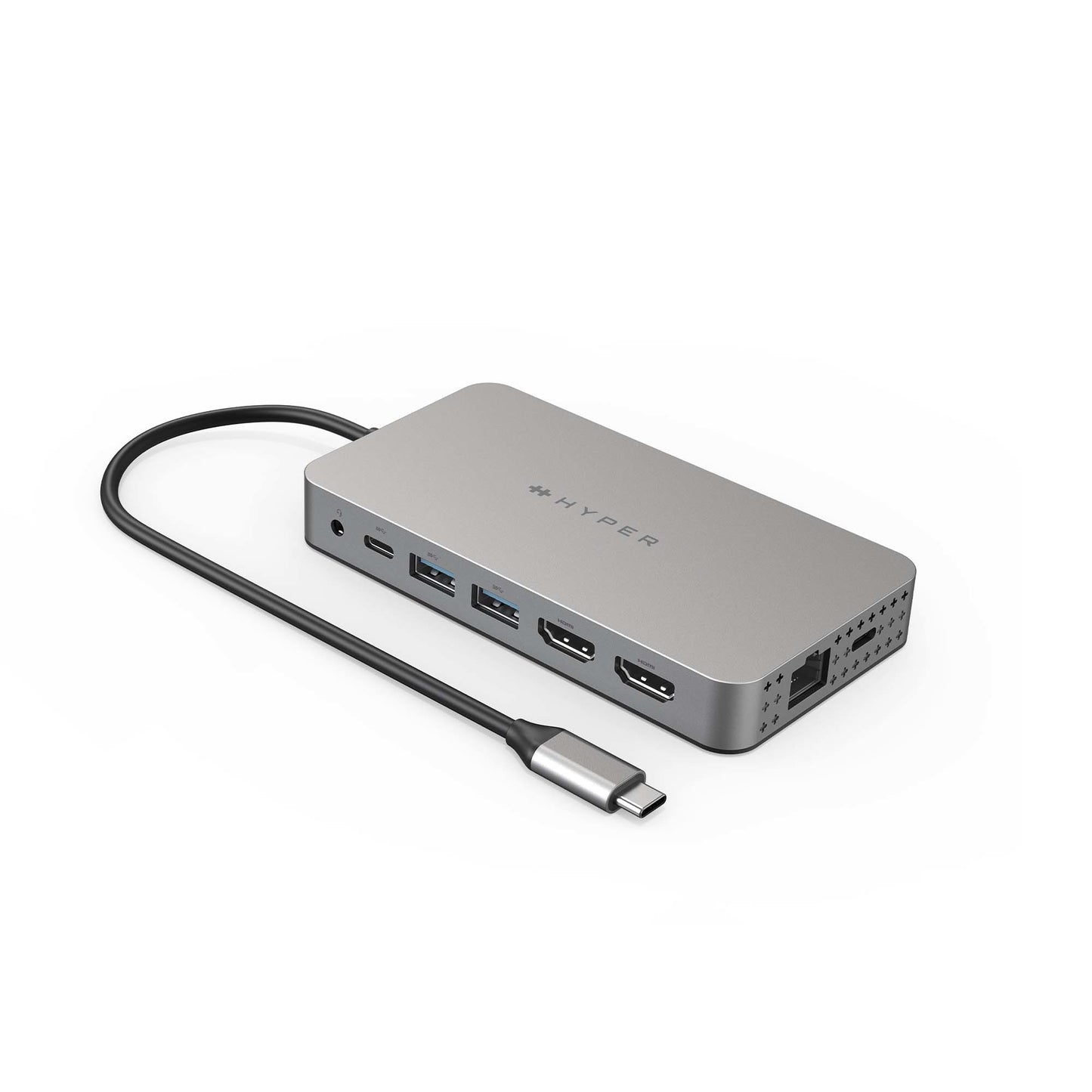 HyperDrive Duel HDMI 10-in1 Travel Dock HDM1H-GL
