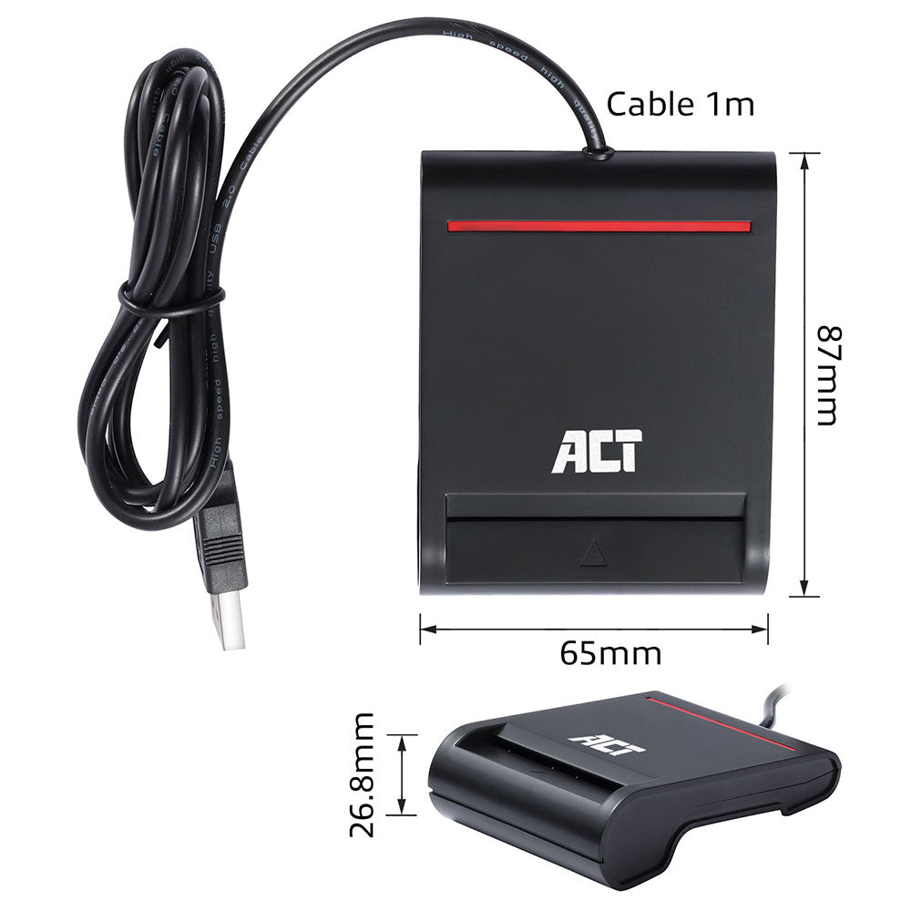 ACT USB 2.0 Smartcard eID reader