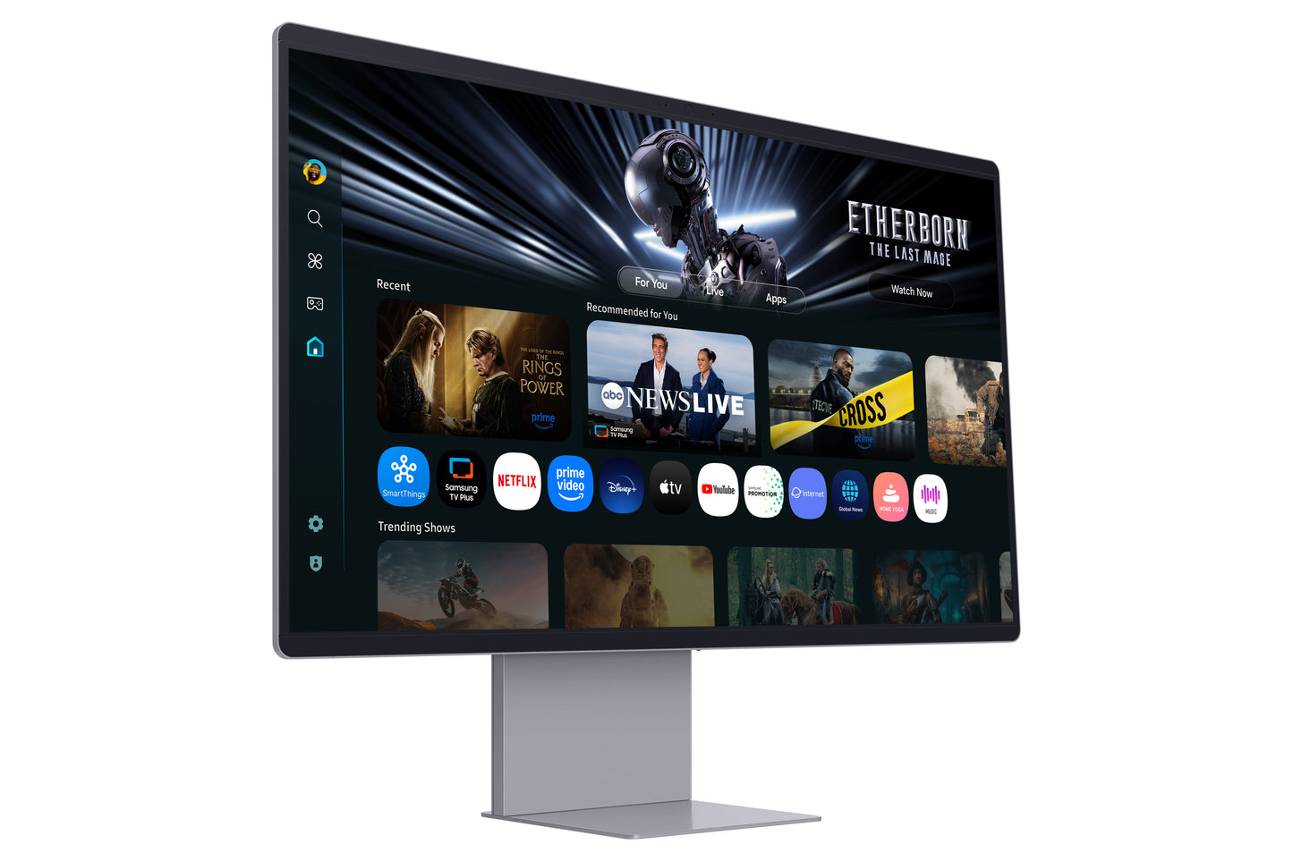 SAMSUNG SMART MONITOR M70F 32 4K OLED - WHITE