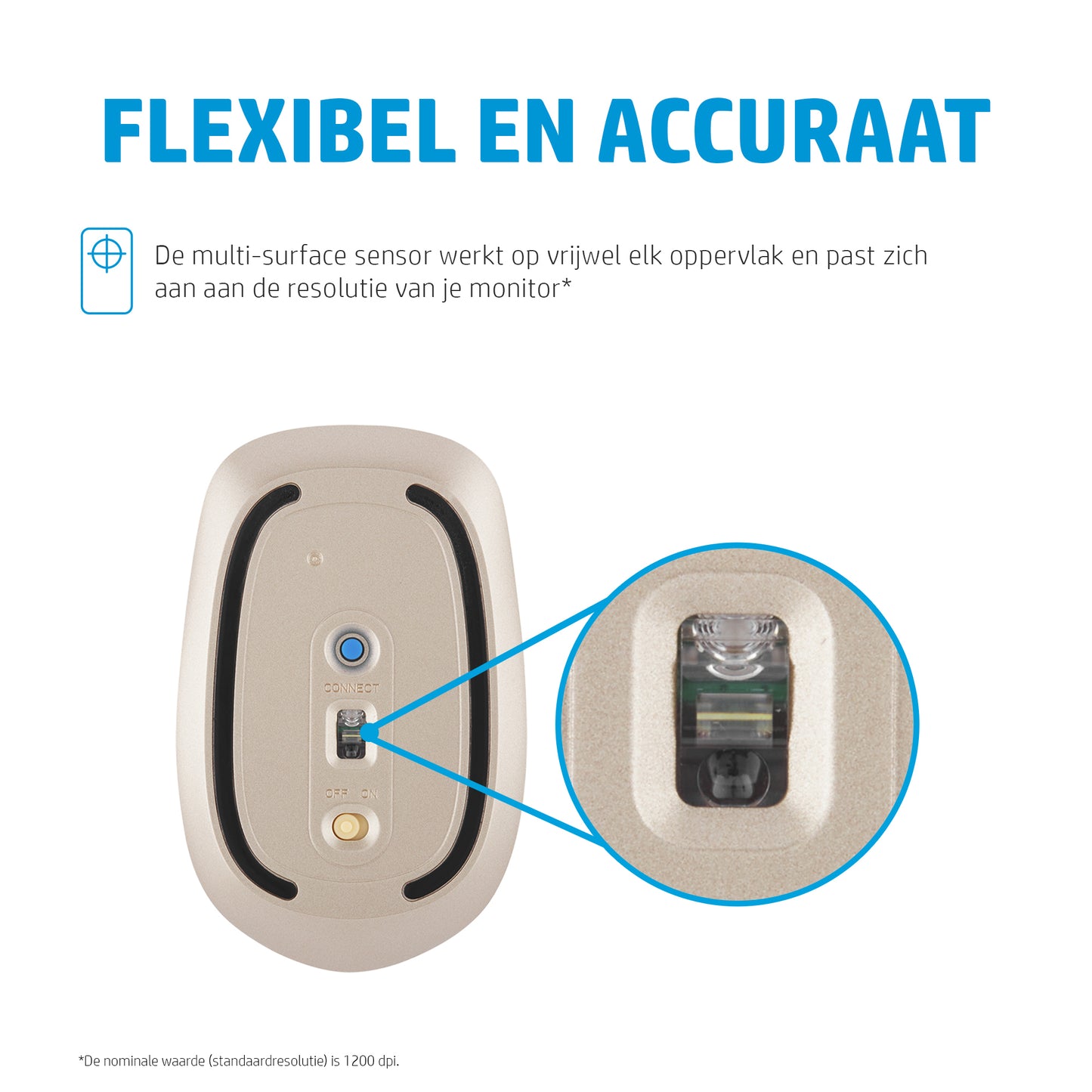 HP 410 Slim Black Bluetooth Mouse EURO 4M0X5AA#ABB