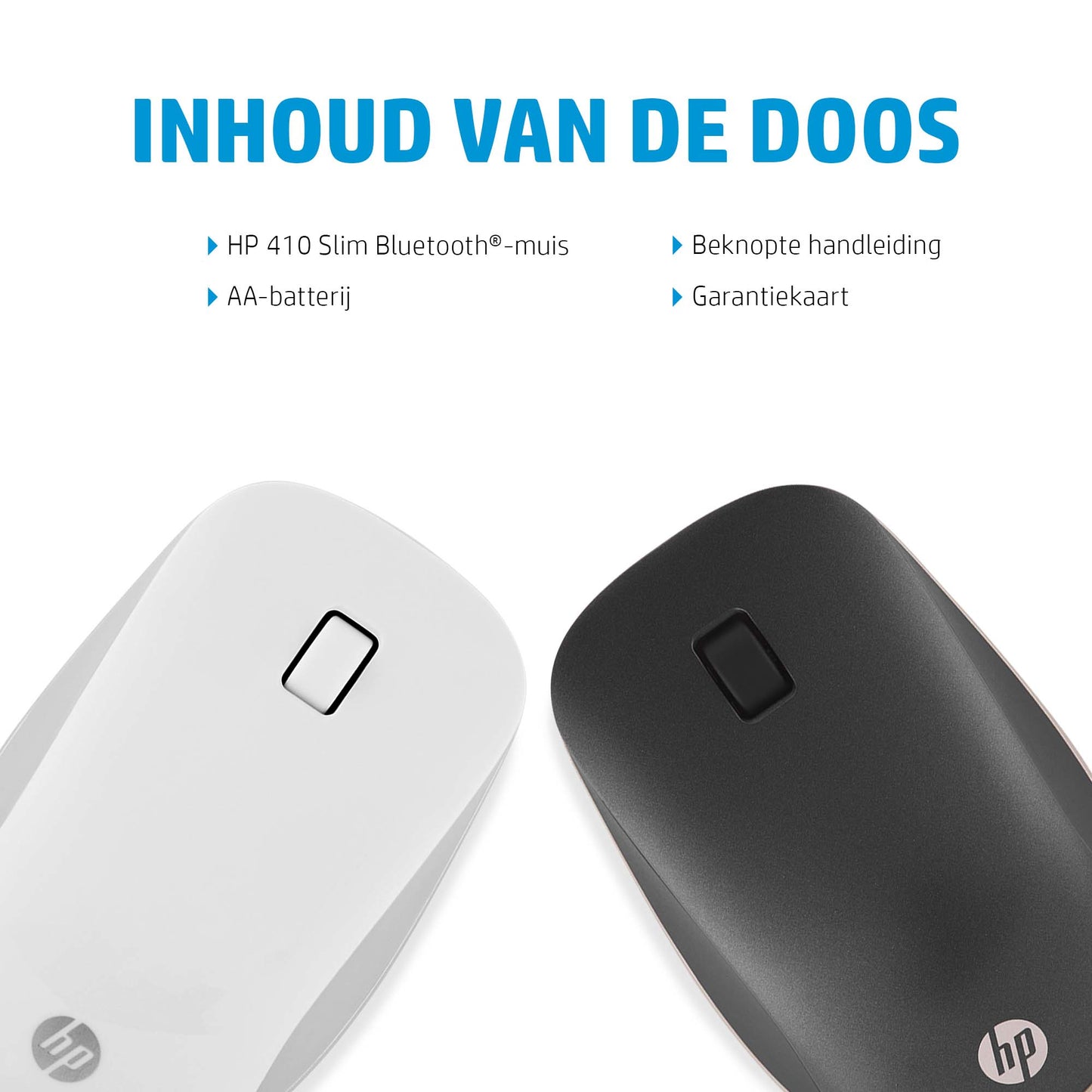 HP 410 Slim Black Bluetooth Mouse EURO 4M0X5AA#ABB