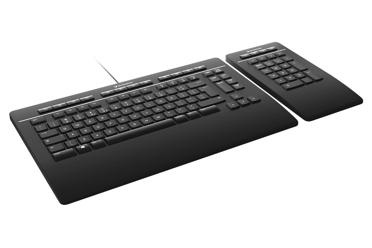 Keyboard Pro with Numpad, Français (AZERTY) CAD / USB-A / Wireless numpad / Microsoft Windows / 12 programmable 3Dconnexion keys