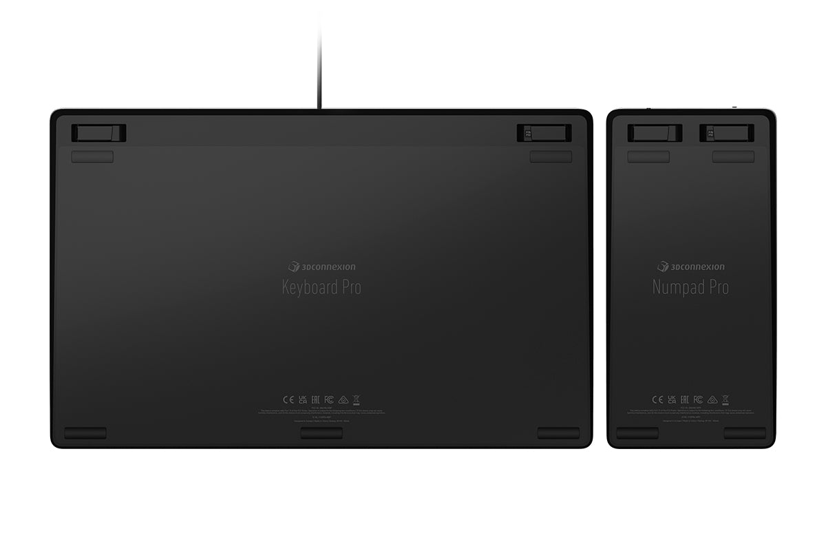 Keyboard Pro with Numpad, US-International (QWERTY) CAD / USB-A / Wireless numpad / Microsoft Windows / 12 programmable 3Dconnexion keys