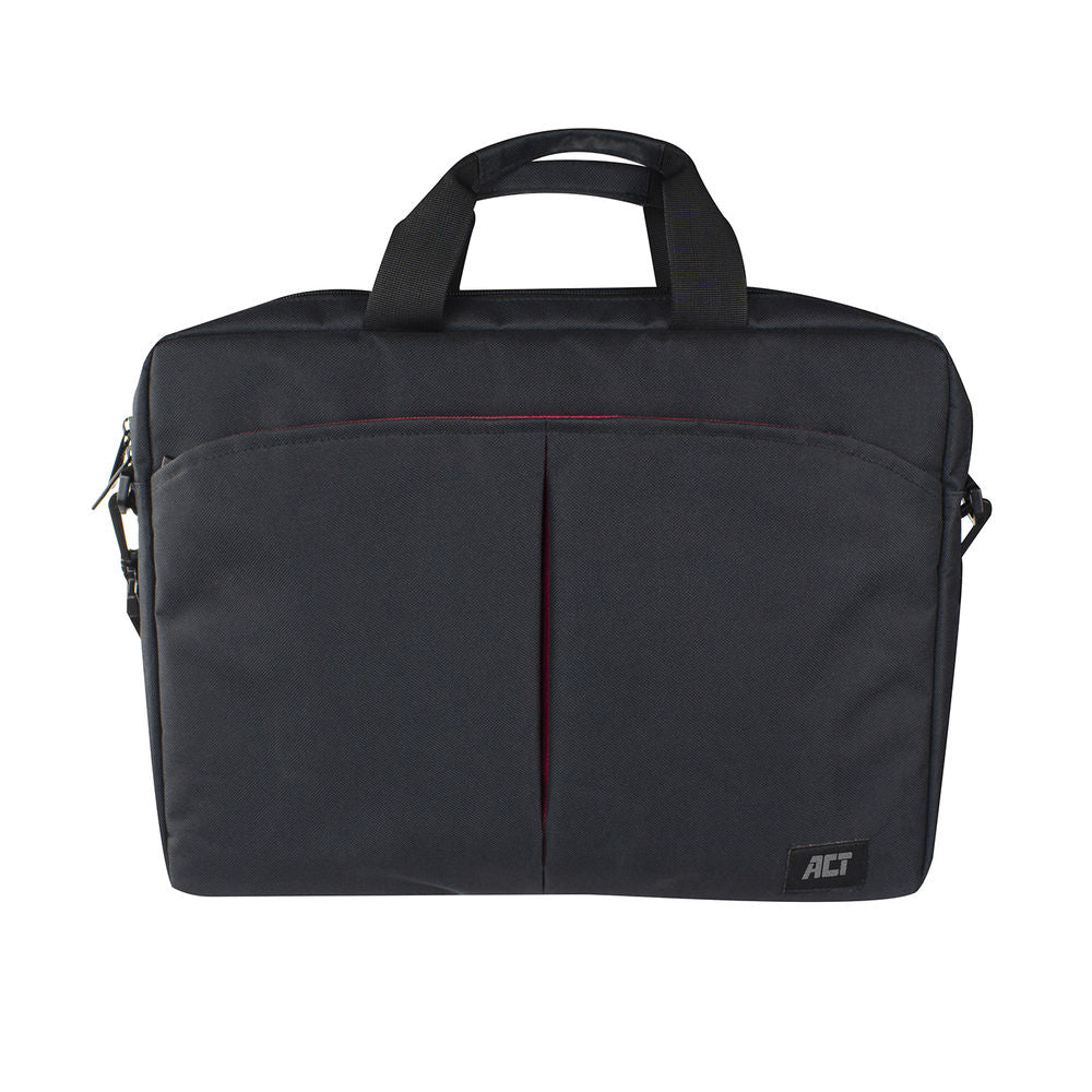 ACT Shoulder bag for laptops up to 16.1 inch, made from recycled plastic bottles