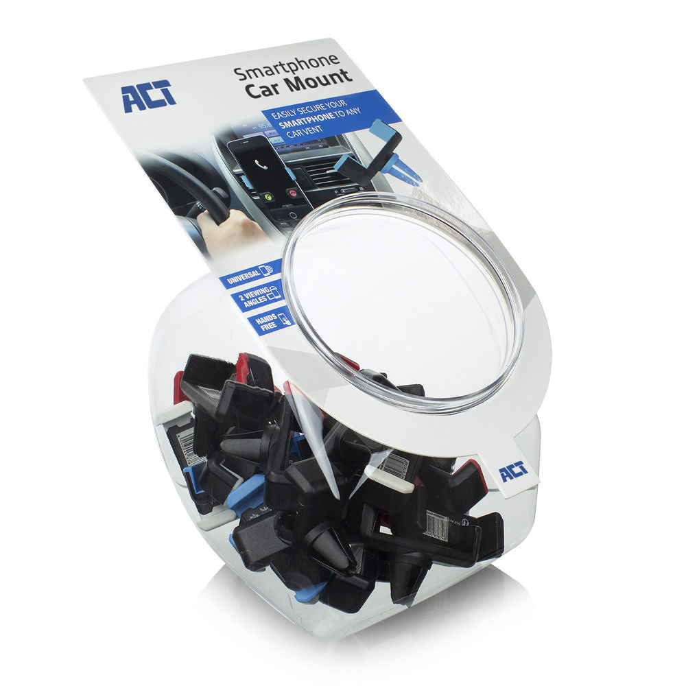 ACT Smartphone Car Mount Display consist 25 stuks 4x rood 4x blauw 4x groen 4x wit and 9x zwart