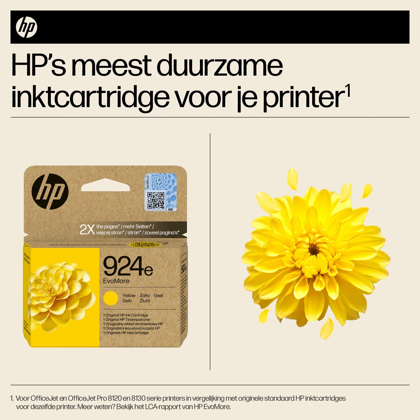 HP 924e EvoMore Cartridge Yellow