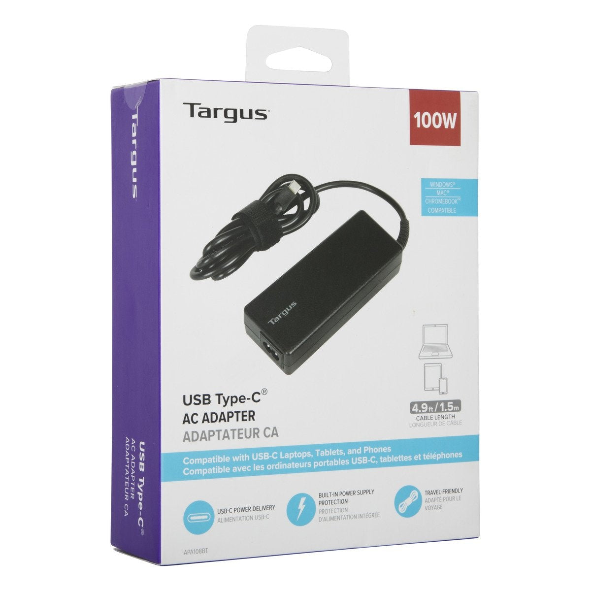 Targus USB-C 100W PD Charger APA108EU
