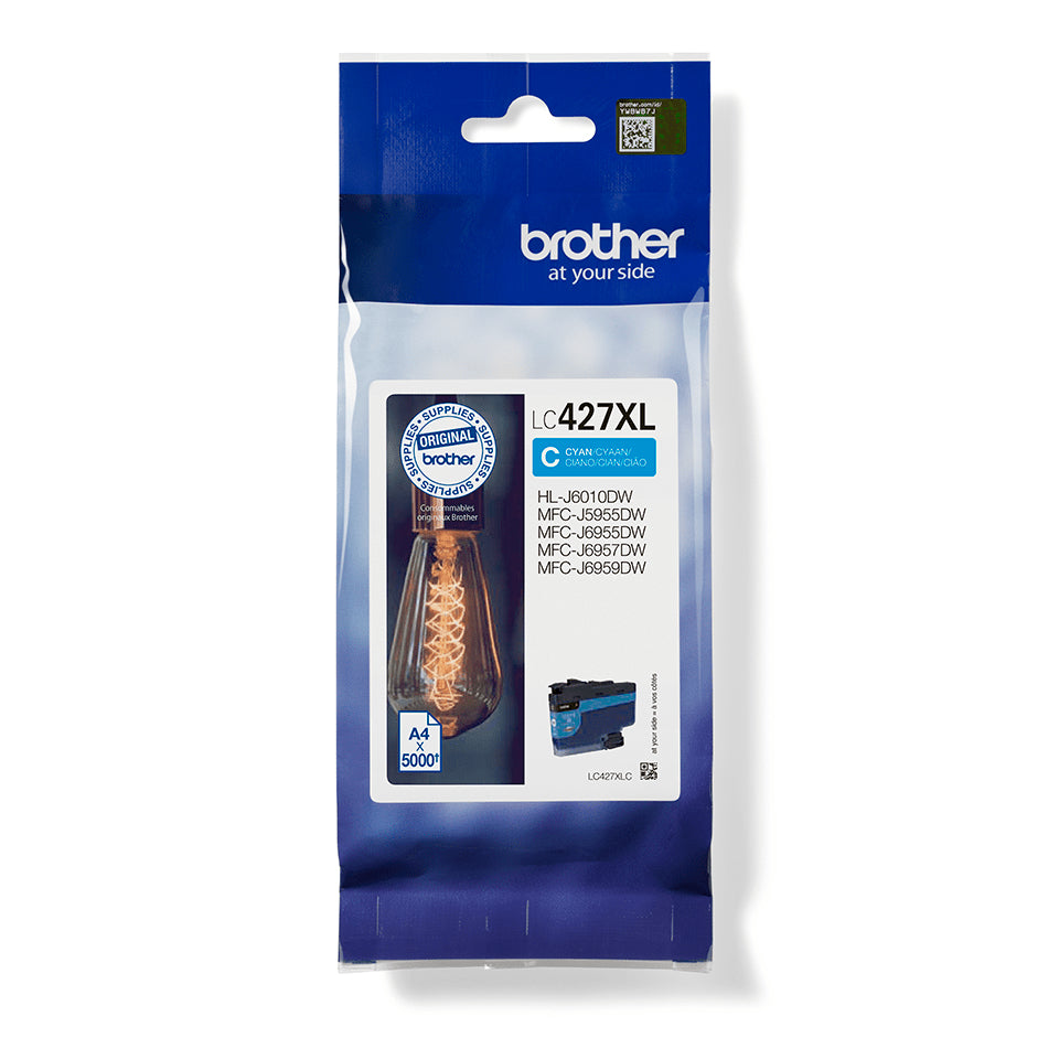 Cyan Ink Cartridge - 5000 Pages LC427XLC