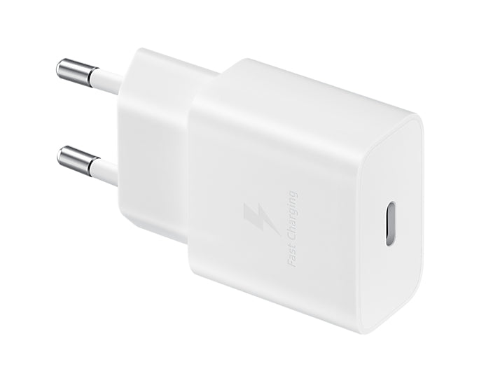 Samsung universele USB-C lader + datakabel C naar C - wit - snel laden (15W)