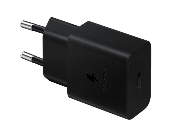 Samsung universele USB-C lader + datakabel C naar C - zwart - snel laden (15W)