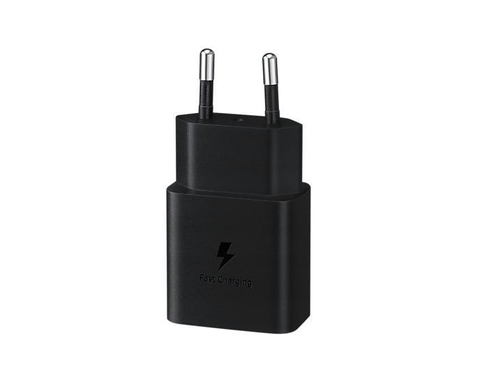 Samsung universele USB-C lader + datakabel C naar C - zwart - snel laden (15W)