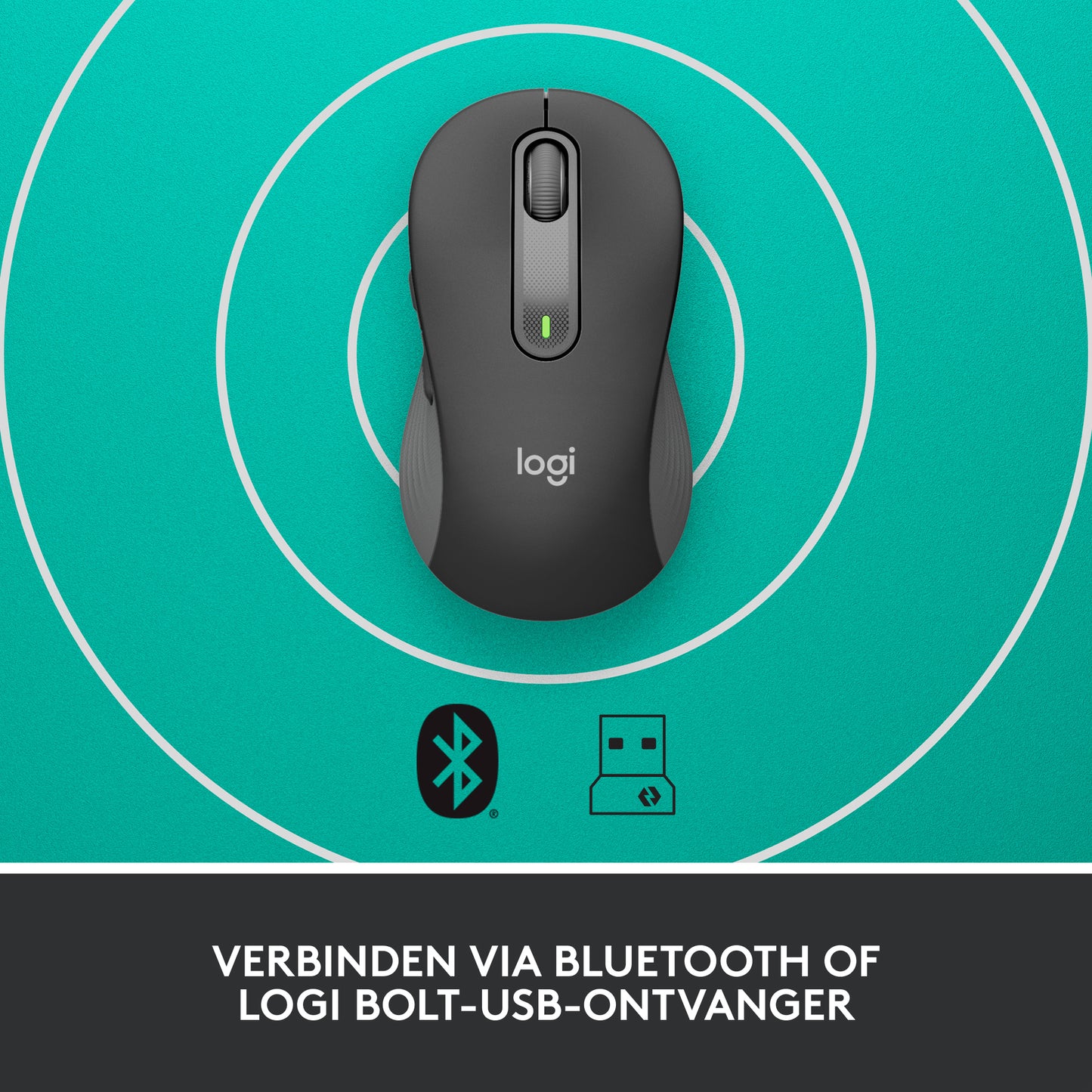 Logitech Signature M650 L Wireless Mouse - GRAPHITE