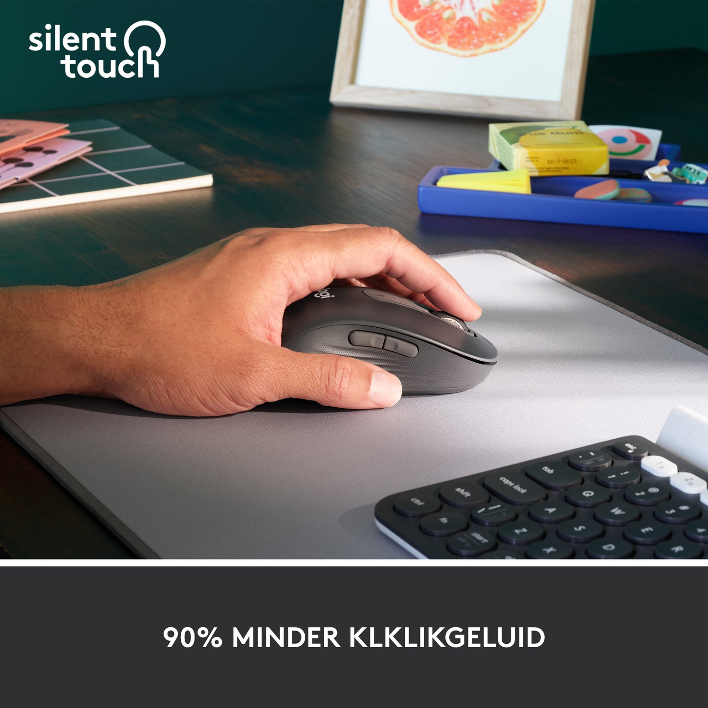 Logitech Signature M650 L Wireless Mouse left-handed- GRAPHITE