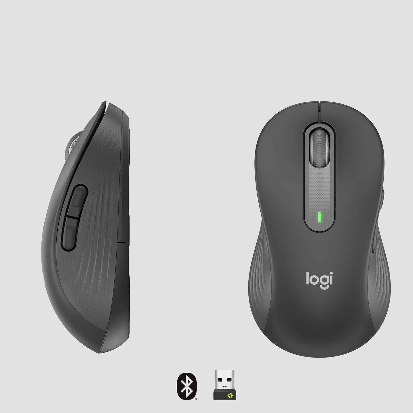 Logitech Signature M650 L Wireless Mouse left-handed- GRAPHITE