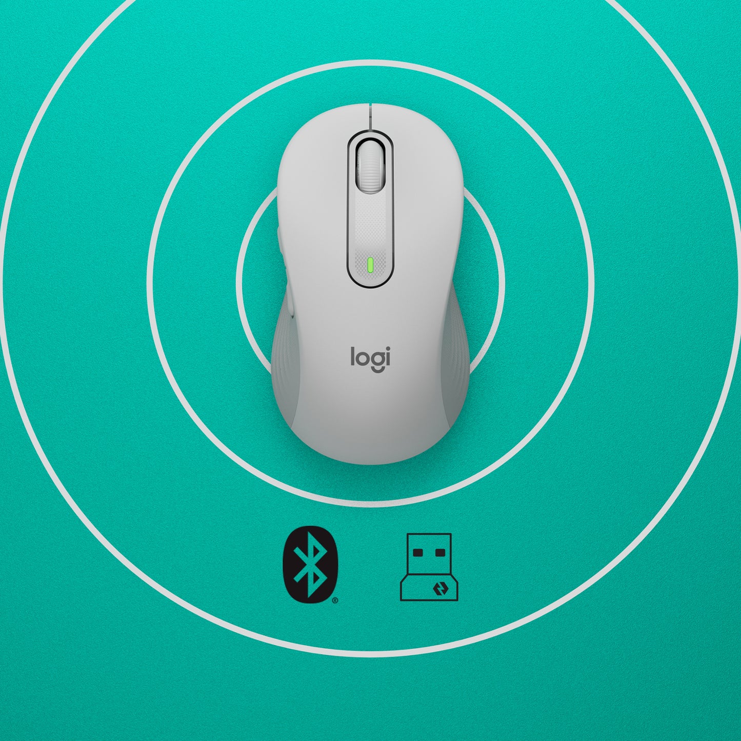 Logitech Signature M650 Wireless Mouse - OFF-WHITE