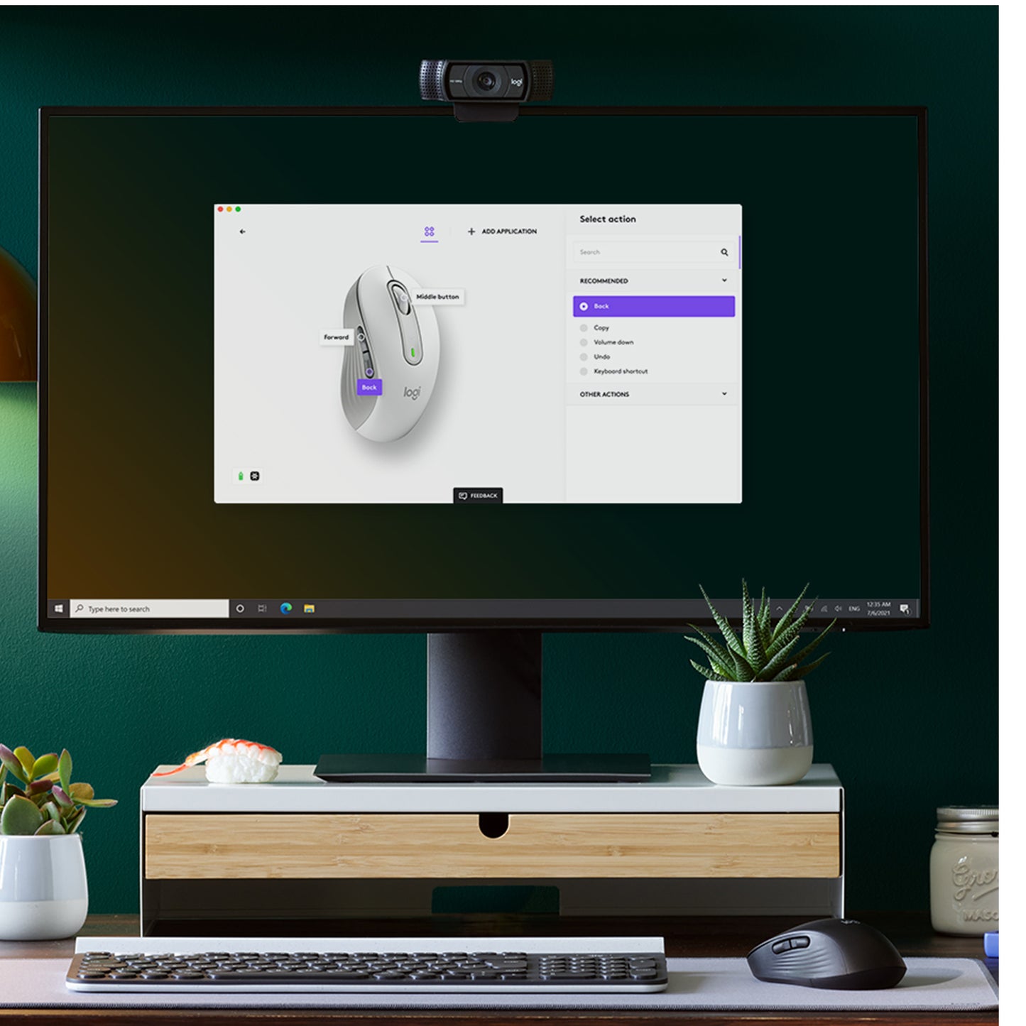 Logitech Signature M650 L Wireless Mouse - OFF-WHITE