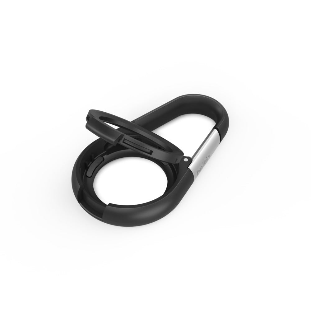 BELKIN Secure Holder with Carabiner for AirTag Black