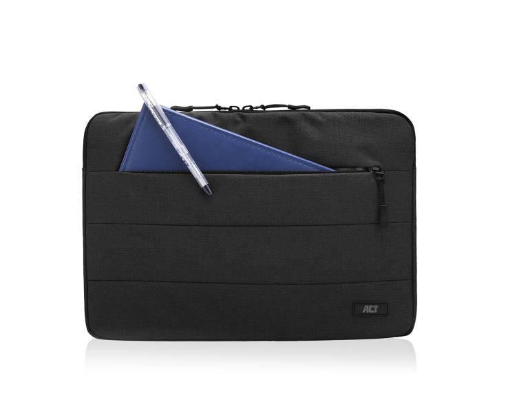 ACT City laptop sleeve 15,6 inch, zwart