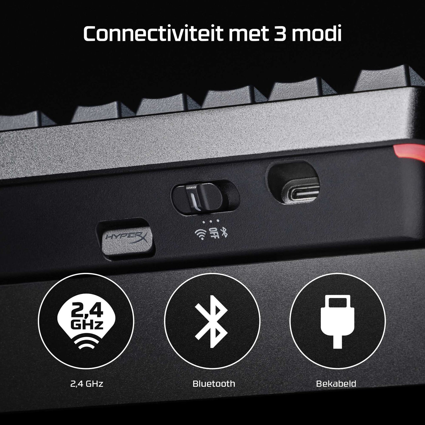 HyperX Alloy Rise 75% Size Wireless Keyboard FR AZERTY