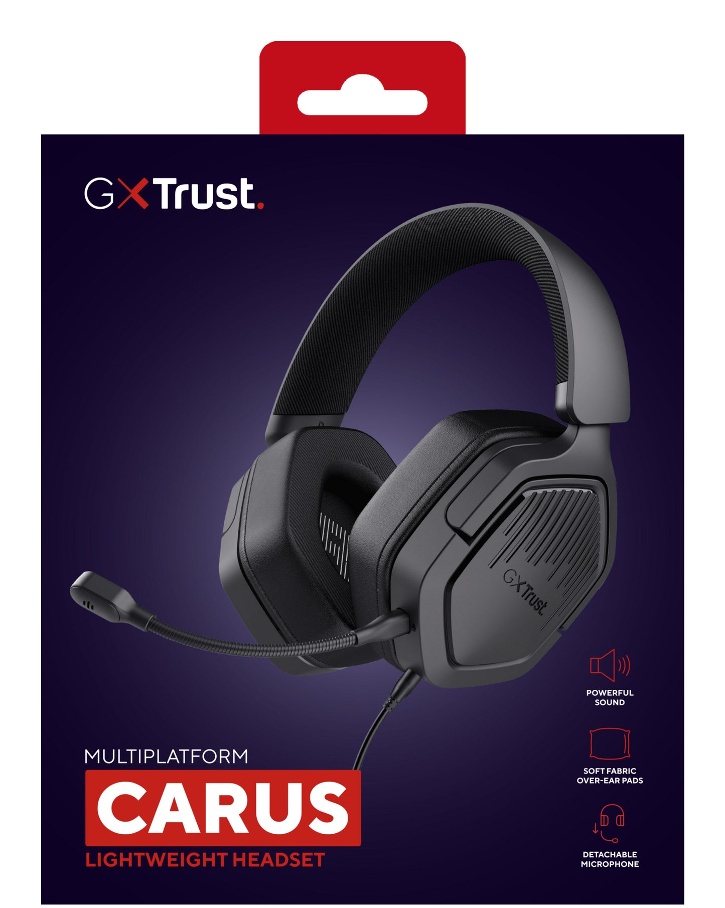 GXT492 CARUS HEADSET BLACK