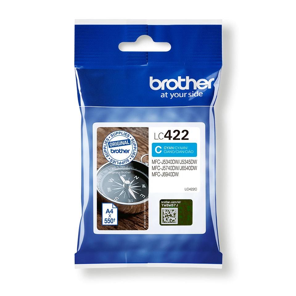 Cyan Ink Cartridge . Single Blister Pack. Prints about 550 pages.