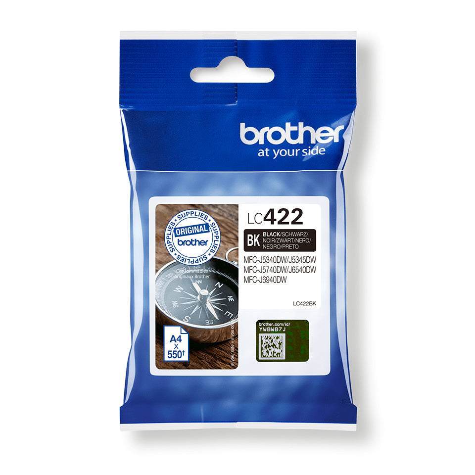 Black Ink Cartridge . Single Blister Pack. Prints about 550 pages.
