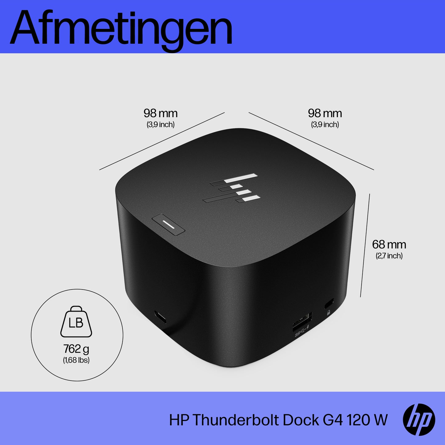 HP Thunderbolt 120W G4 Dock 4J0A2AA#ABB